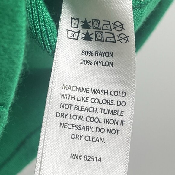 House of Harlow Kelly Green Knit Square Neck Tank Top Sz Large - Picture 4 of 5